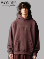 Fear of God Essentials Plum Hoodie