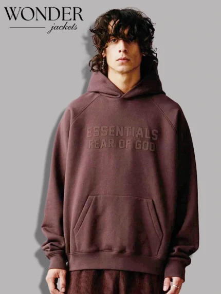 Fear of God Essentials Plum Hoodie