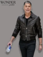 Black Leather Rob Pelinka Jacket