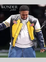 Mustard Super Bowl Leather Jacket