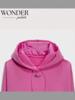 Nike A’ja Wilson Satin Lined Hoodie Pink