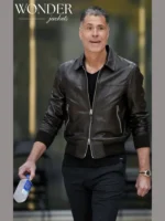 Rob Pelinka Leather Jacket