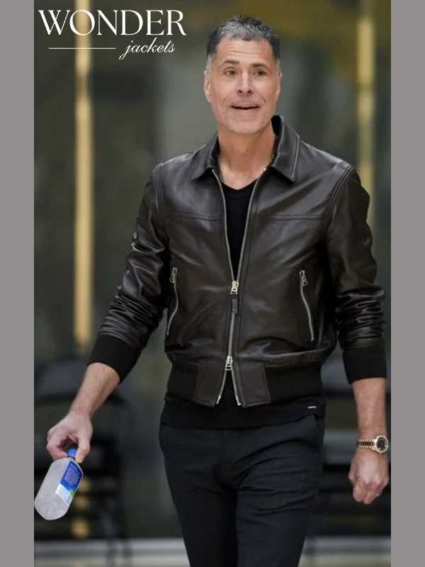 Rob Pelinka Leather Jacket Rob Pelinka Leather Jacket