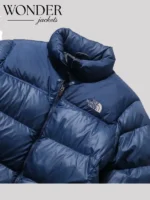 The North Face Nutpse Down Puffer Blue Jacket