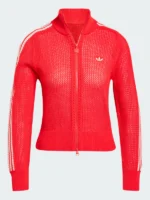 Adidas Crochet Jacket Red
