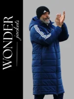 Blue Puffer Coat Nuno Espirito Santo