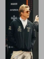 Brad Pitt F1 APX GP Black Jacket