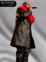 Don Omar Auditorio Banamex Black Leather Jacket
