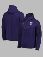 England Nike Tech Fleece Windrunner Full Zip Hoodie Blue