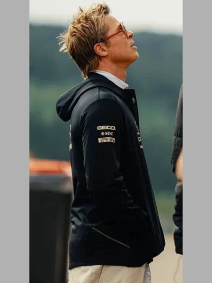 F1 Brad Pitt Black APX GP Hoodie