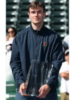 Jack Draper Nike Court Tennis Jacket Blue
