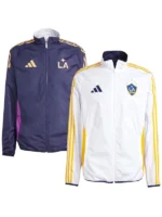 LA Galaxy Adidas 2025 Anthem Reversible Full-Zip Jacket