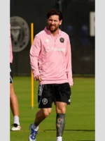 Lionel Messi Inter Miami CF Adidas Pink Polkadot Sweatshirt