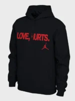 Love Hurts Jordan Hoodie Black