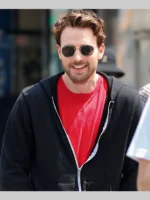 Materialists Chris Evans Black Zip-Up Hoodie