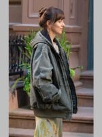 Materialists Dakota Johnson Carhartt Jacket Grey