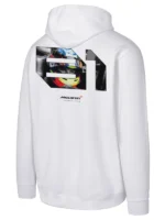 Oscar Piastri #81 McLaren Hoodie White