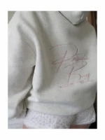 Prisana Bay Bow Hoodie Grey