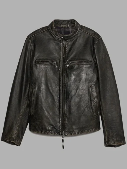 The Rookie S07 Eric Winter Black Leather Jacket