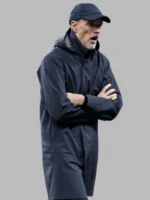 Thomas Tuchel Blue Hooded Coat