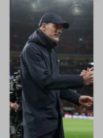 Thomas Tuchel Hooded Coat Blue