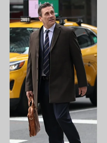 Your Friends and Neighbors Jon Hamm Brown Coat