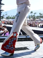 2025 Coachella Embroidered Suit Shaboozey