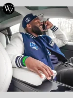 50th Season Seattle Seahawks Blue Jacket