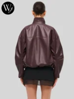 Abercrombie Bubble Hem Bomber Jacket