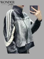 Adidas CNY Corduroy Track Jacket Black