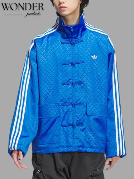 Adidas CNY Tang Retro Sports Jacket Blue