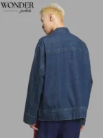 Adidas Chinese Denim Jacket Blue