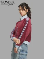 Adidas Chinese New Year Corduroy Track Jacket Red
