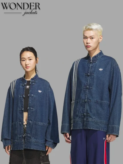 Adidas Chinese New Year Denim Jacket Blue