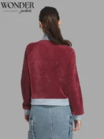 Adidas Chinese New Year Red Corduroy Track Jacket Women's