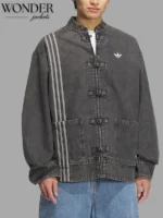 Adidas Lunar New Year 2025 Denim Jacket Black