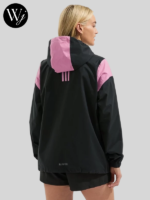 Arsenal adidas Womens Golf Rain Jacket Black