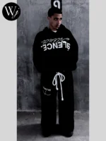 BLACK TEARS Silence ONYX HOODIE