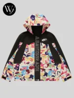 Bape x Kidsuper Camo Snowboard Jacket Multicolor