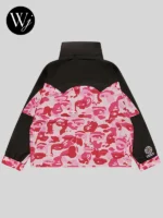 Bape x Kidsuper Camo Snowboard Jacket Pink