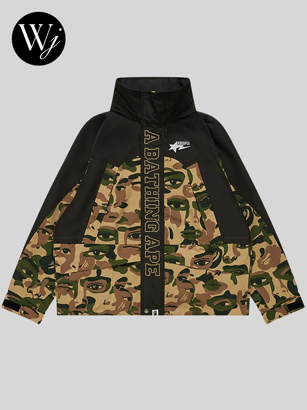 Bape x Kidsuper Camo Snowboard Jacket - Wonder Jackets Bape x Kidsuper Camo Snowboard Jacket - Wonder Jackets