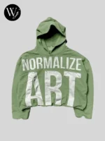 Billionaire Studios Normalize Art Green Hoodie