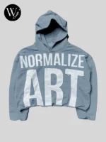 Billionaire Studios Normalize Art Hoodie Blue
