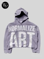 Billionaire Studios Normalize Art Hoodie Grey