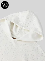 Birth of Royal Child Diamond Hoodie White