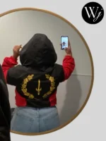 Black American Heritage Flag Jacket Womens