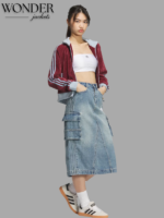 CNY Adidas Red Corduroy Track Jacket