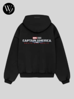 Captain America Brave New World 2025 Black Hoodie
