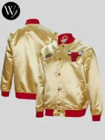 Chicago Bulls Mitchell & Ness Lightweight Satin Jacket