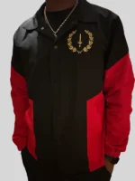 Coaches Styles Black American Heritage Flag Jacket Womens
